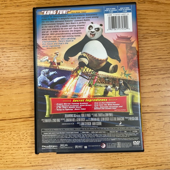 Kung Fu Panda DVD - Picture 2 of 3
